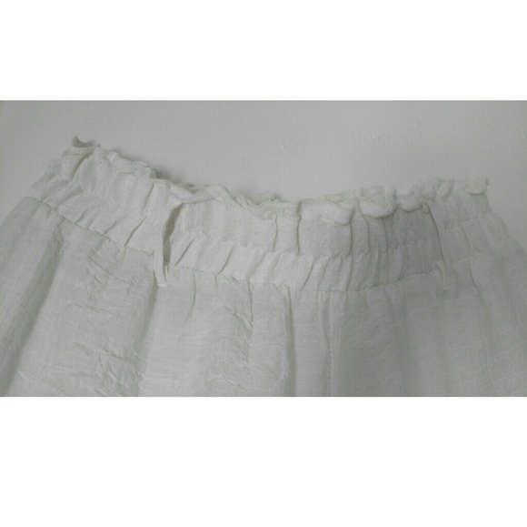 EUC Airy Off White Wide Leg Pants - Picture 3 of 5